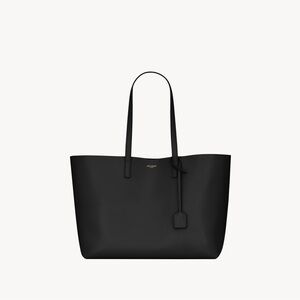 Saint Laurent Shopper Tote Black Leather